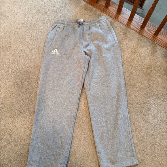 Adidas Heather Gray Joggers - Picture 2 of 3